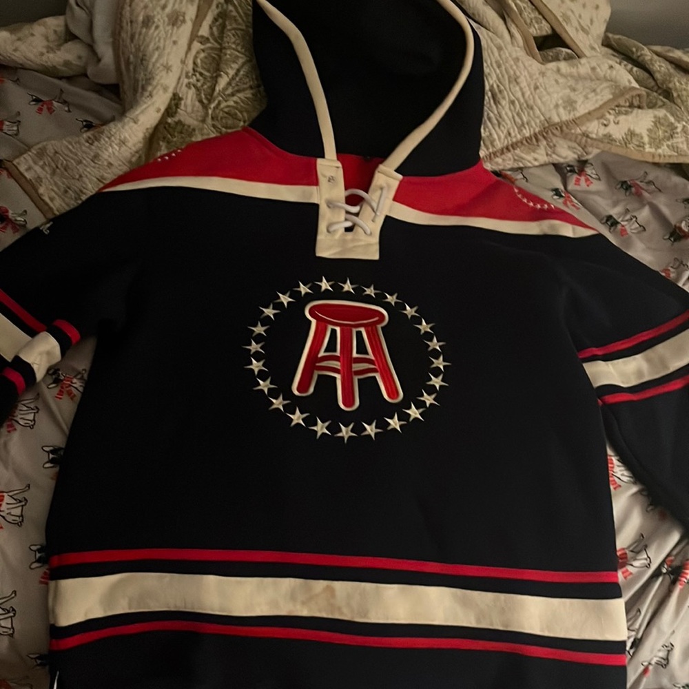 Bar stool sweater